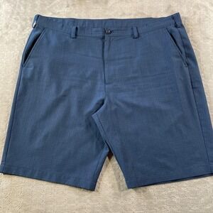 IZOD GOLF Shorts Mens 42 Blue Performance preppy Outdoor Stretch Casual